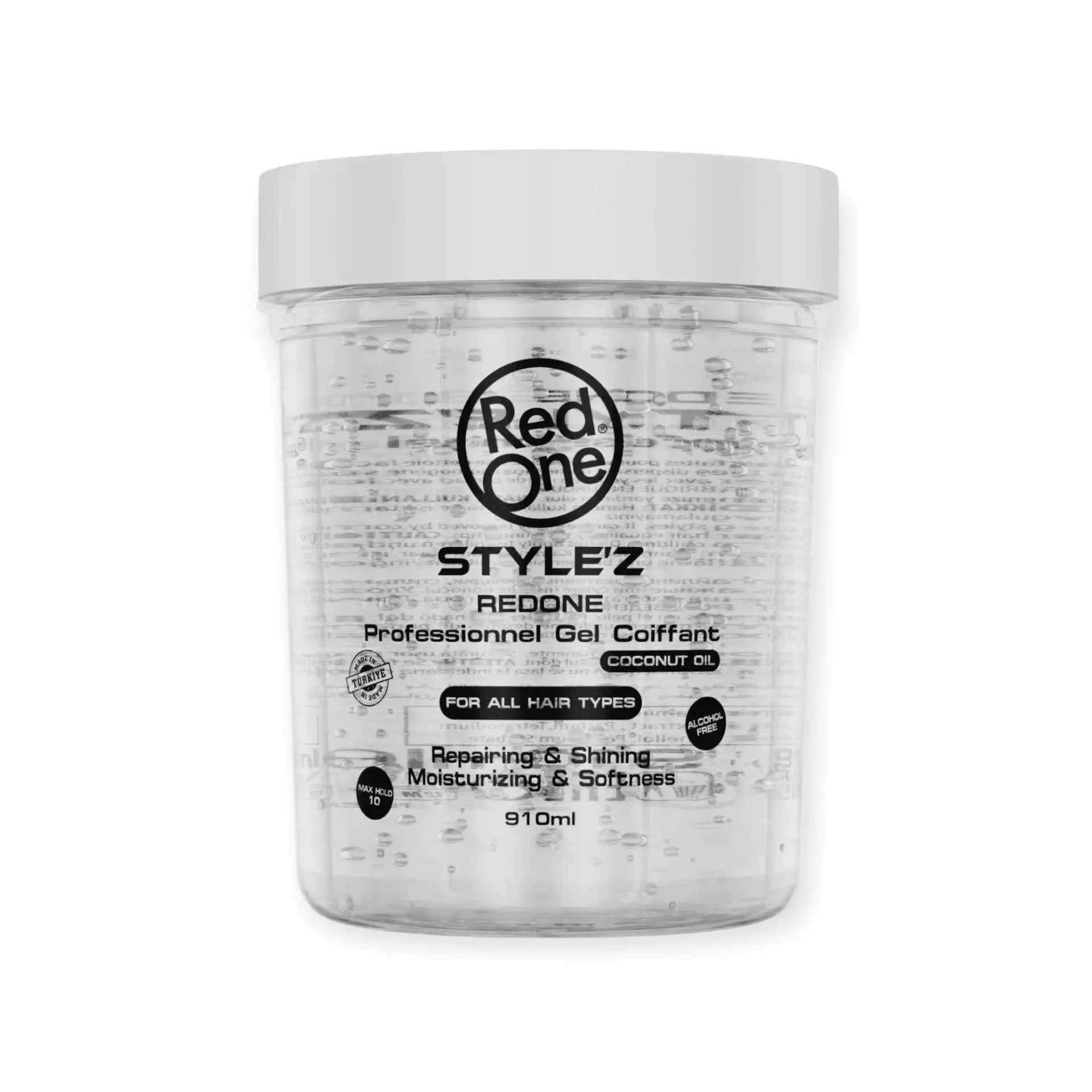 [REDONE‑HAIR‑GEL‑STYLEZ‑COCONUT‑910] RedOne | Hair Gel | Stylez Coconut Oil | 910ml