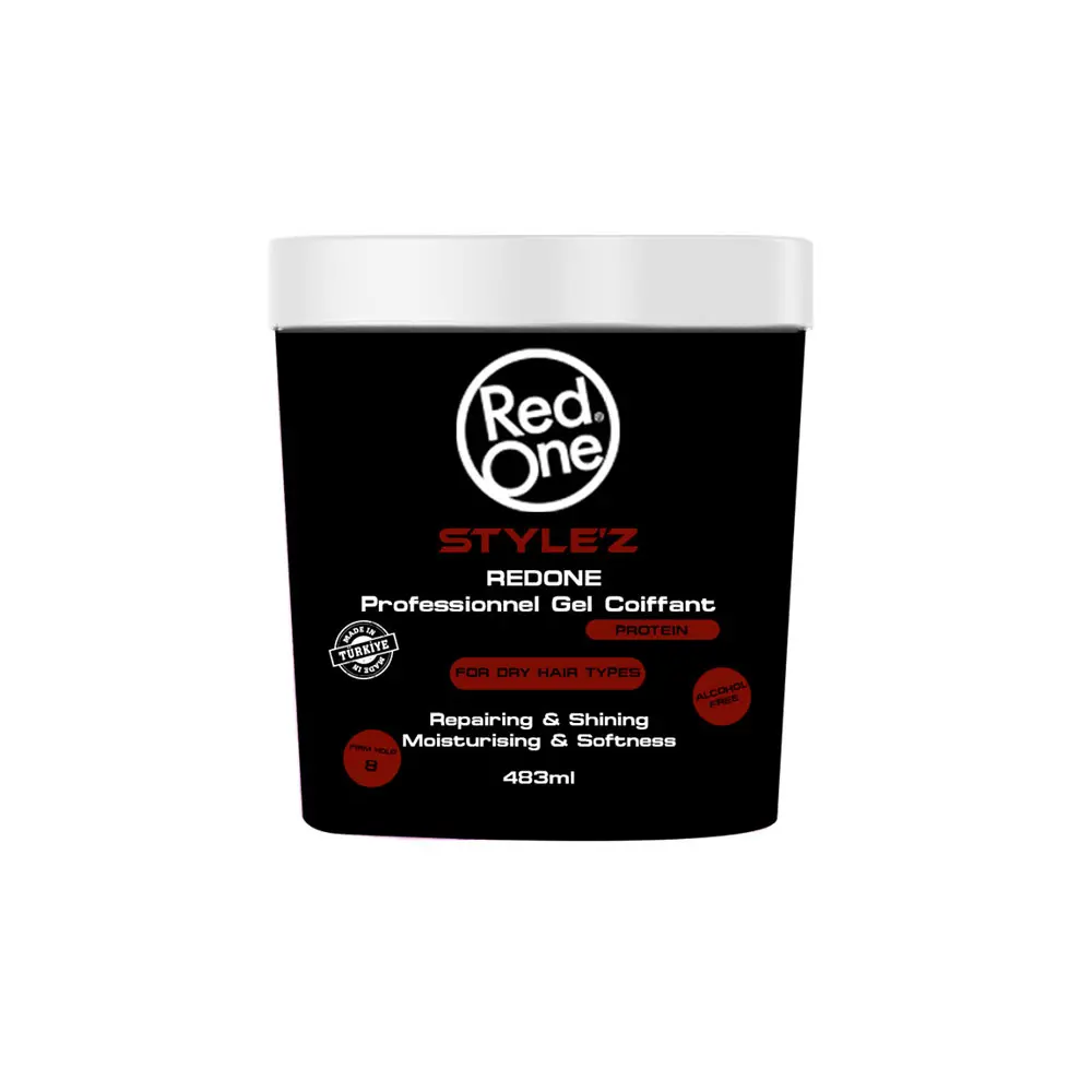 [REDONE‑HAIR‑GEL‑STYLEZ‑PROTEIN‑OIL‑483] RedOne | Hair Gel | Stylez Protein Oil | 483ml
