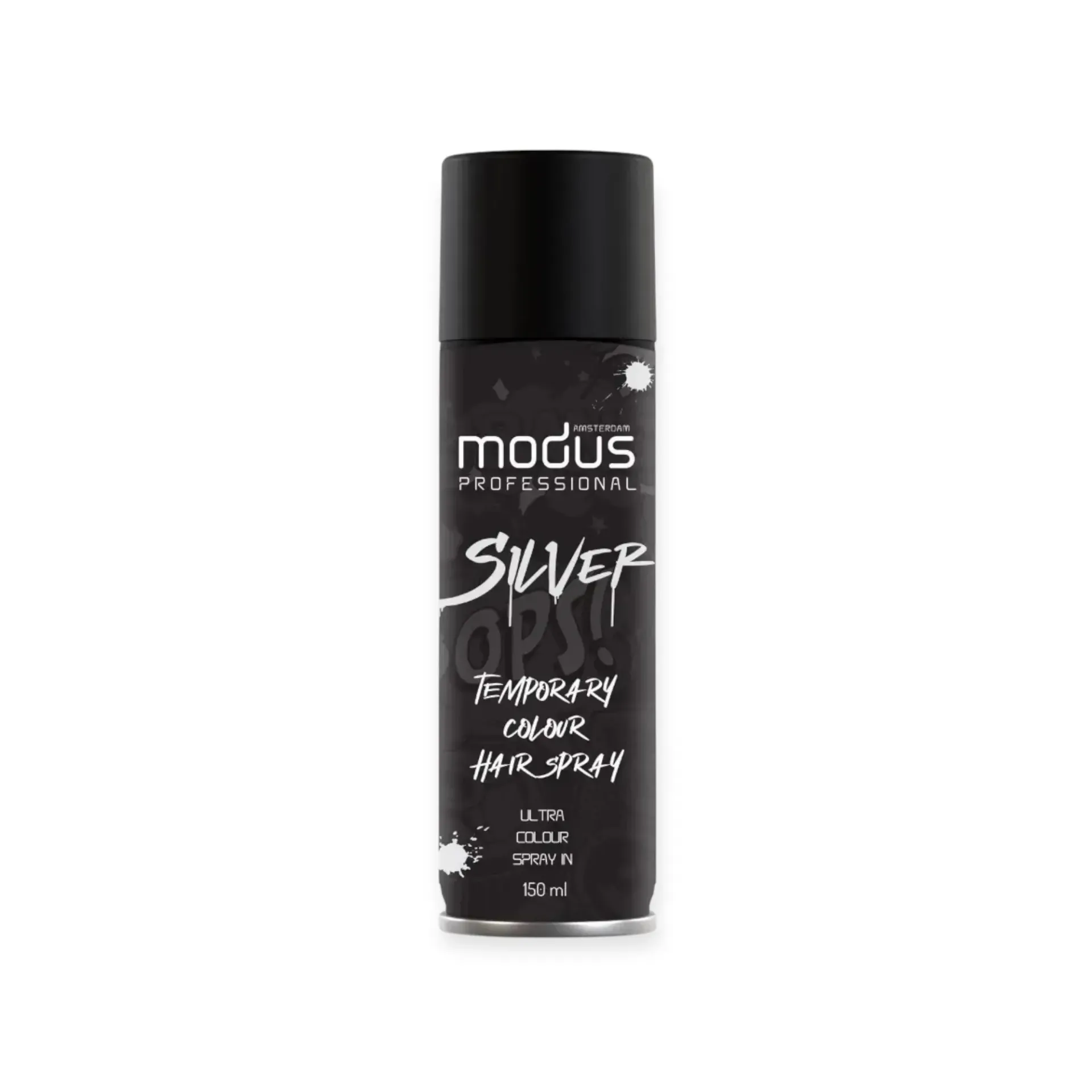 [MODUS-TEMP-SPRAY-SILVER-150ML] Modus Temporary Colour Hair Spray | Silver | 150ML