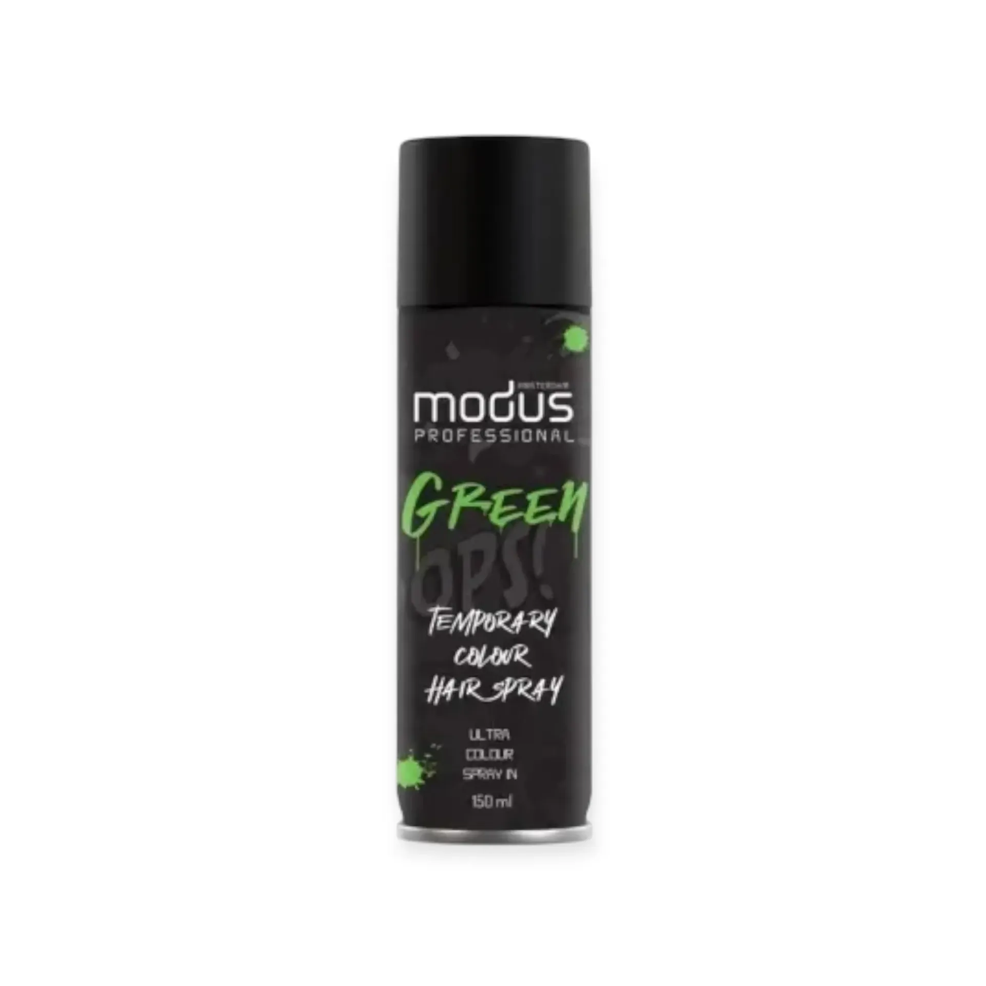 [MODUS-TEMP-SPRAY-GREEN-150ML] Modus Temporary Colour Hair Spray | Green | 150ML