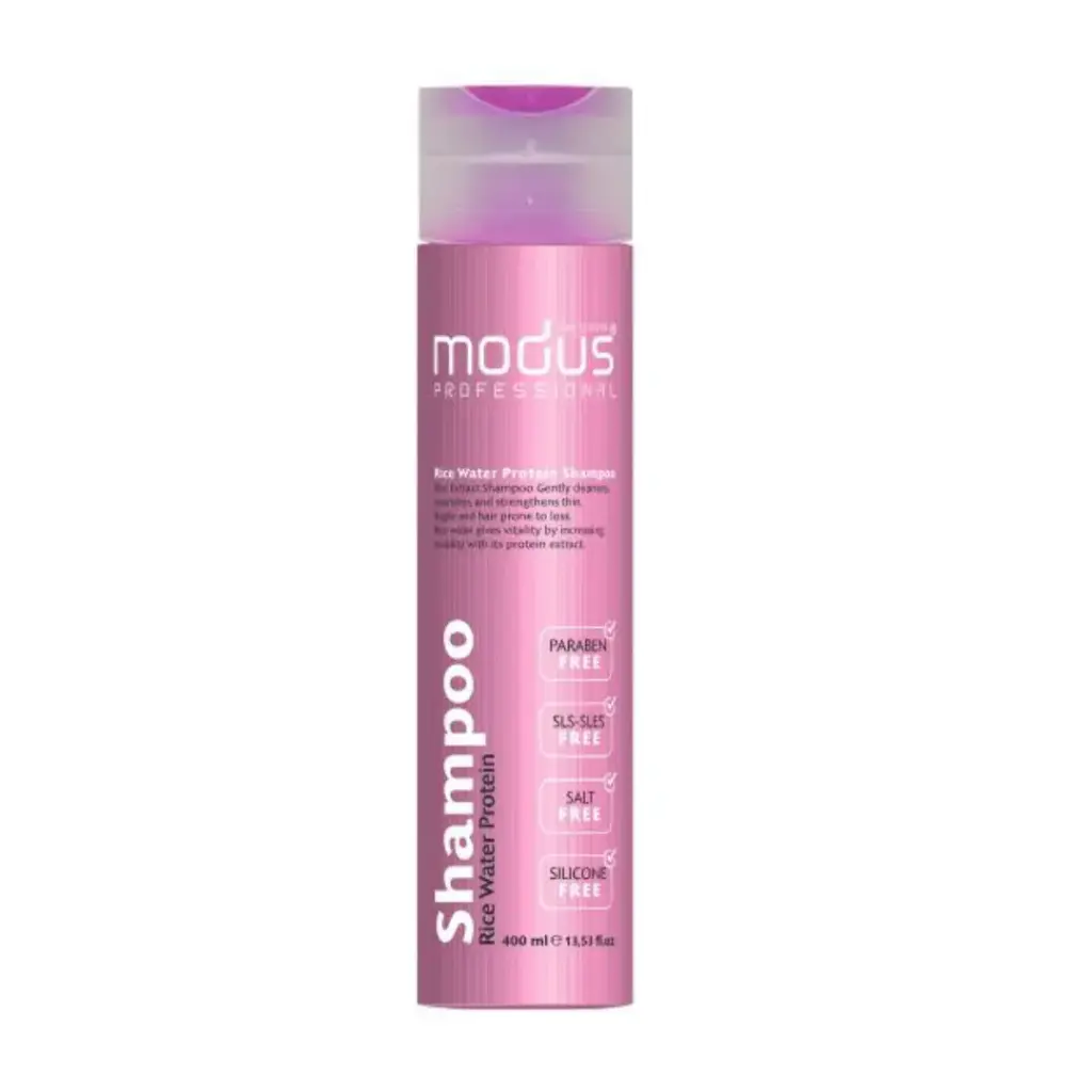 [MODUS-SHAMPOO-RICEPROTEIN-400ML] Modus Shampoo | Rice Water Protein | 400ML