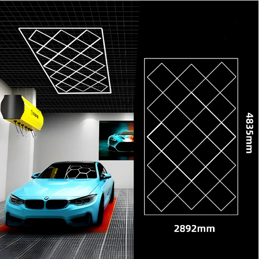 [HEX‑HLT13] Salon Lighting | Hexagon Light | HLT-13 PC