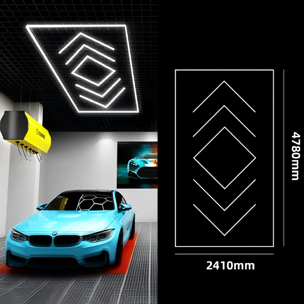 [HEX-HLT6] Salon Lighting | Hexagon Light | HLT-6 PC