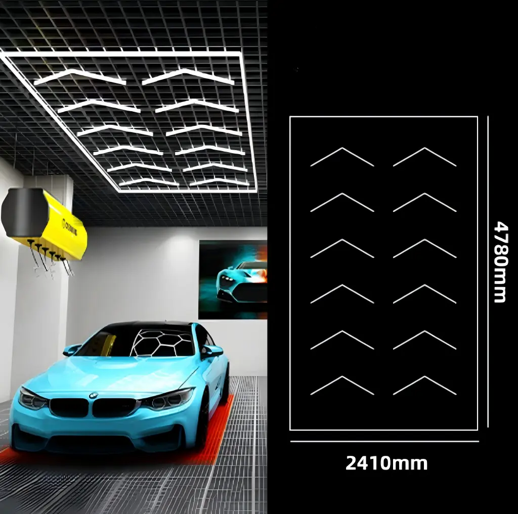 Salon Lighting | Hexagon Light | HLT-9 PC