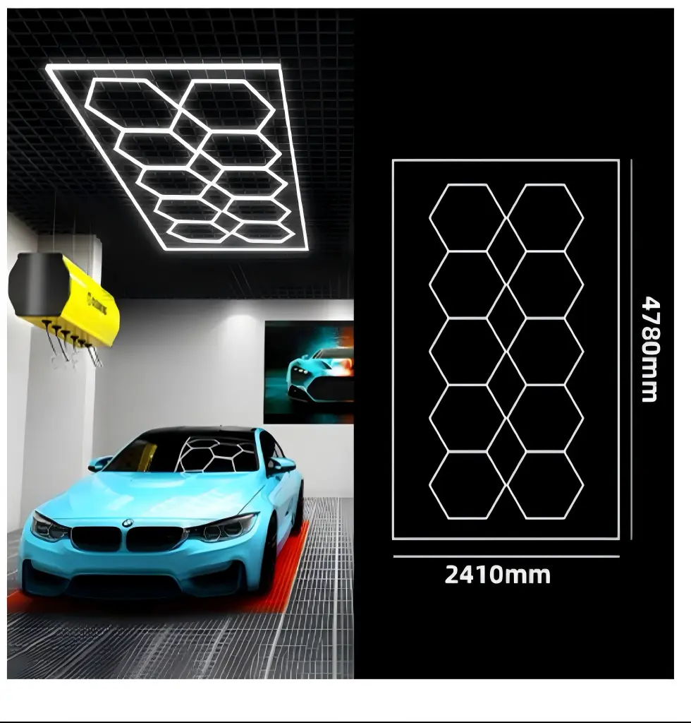 [HEX-HLT2] Salon Lighting | Hexagon Light | HLT-2 PC