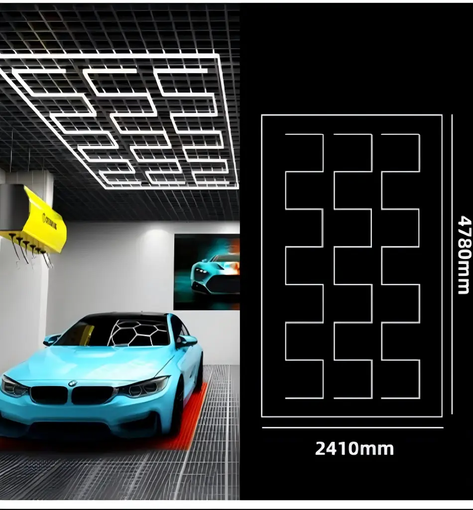 [HEX-HLT11] Salon Lighting | Hexagon Light | HLT-11 PC