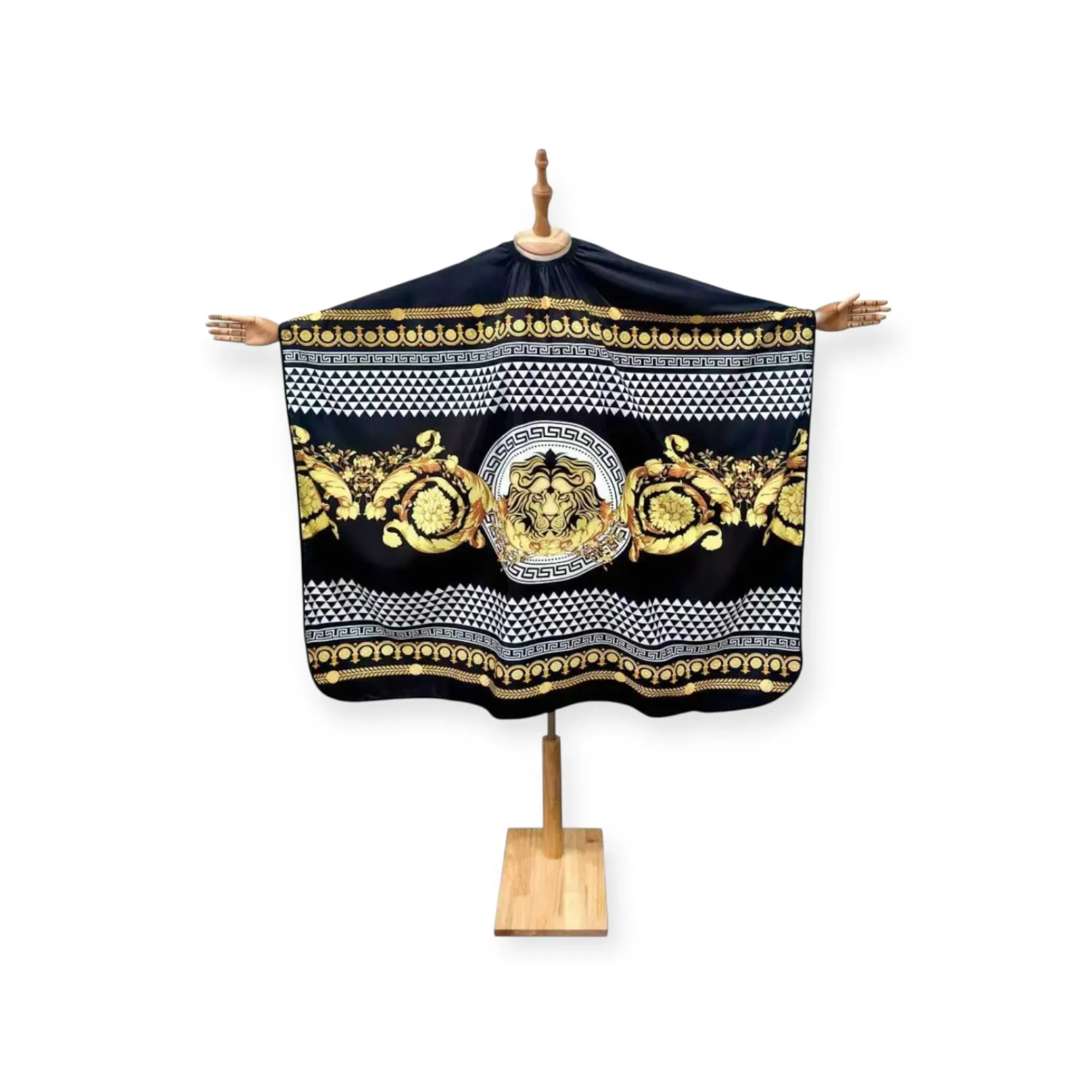 [AN-07 Super Black] DITA Barber Cape – Super Black Royal Emblem Edition