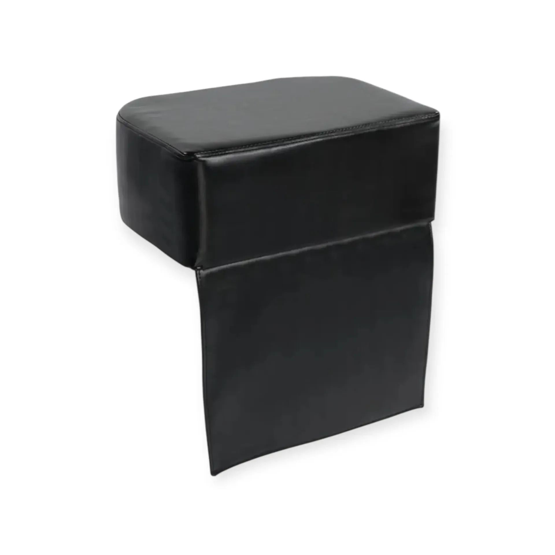 Puff Booster Seat | Black 004 Leather