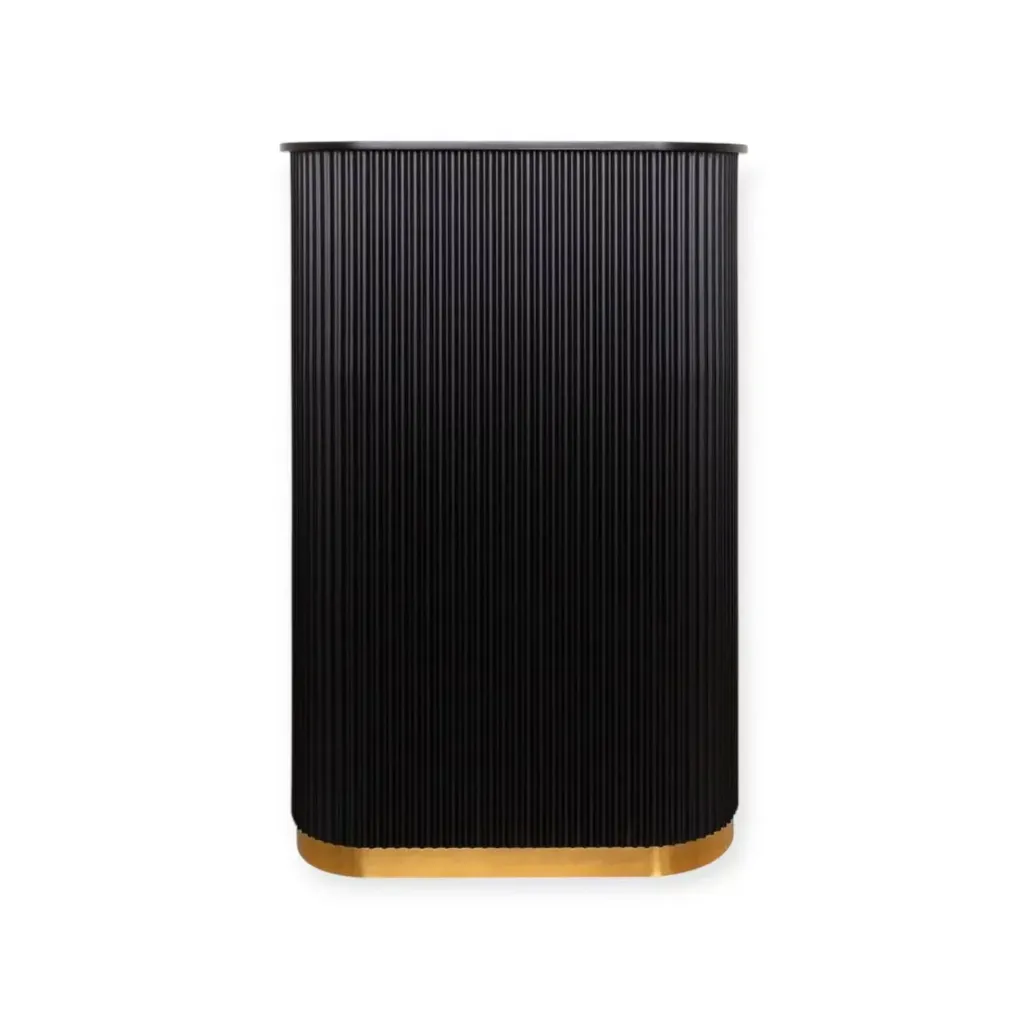 [RD-01-BL | Black 80cm] Reception Desk | RD-01-BL | Black 80cm