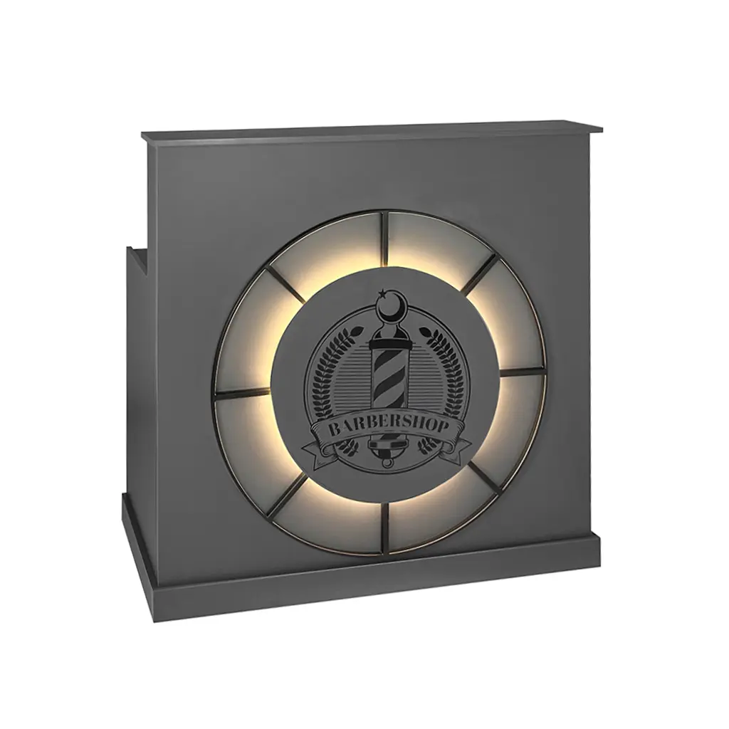 [RD-17 | Grey 120cm] Reception Desk | RD-17 | Grey 120cm