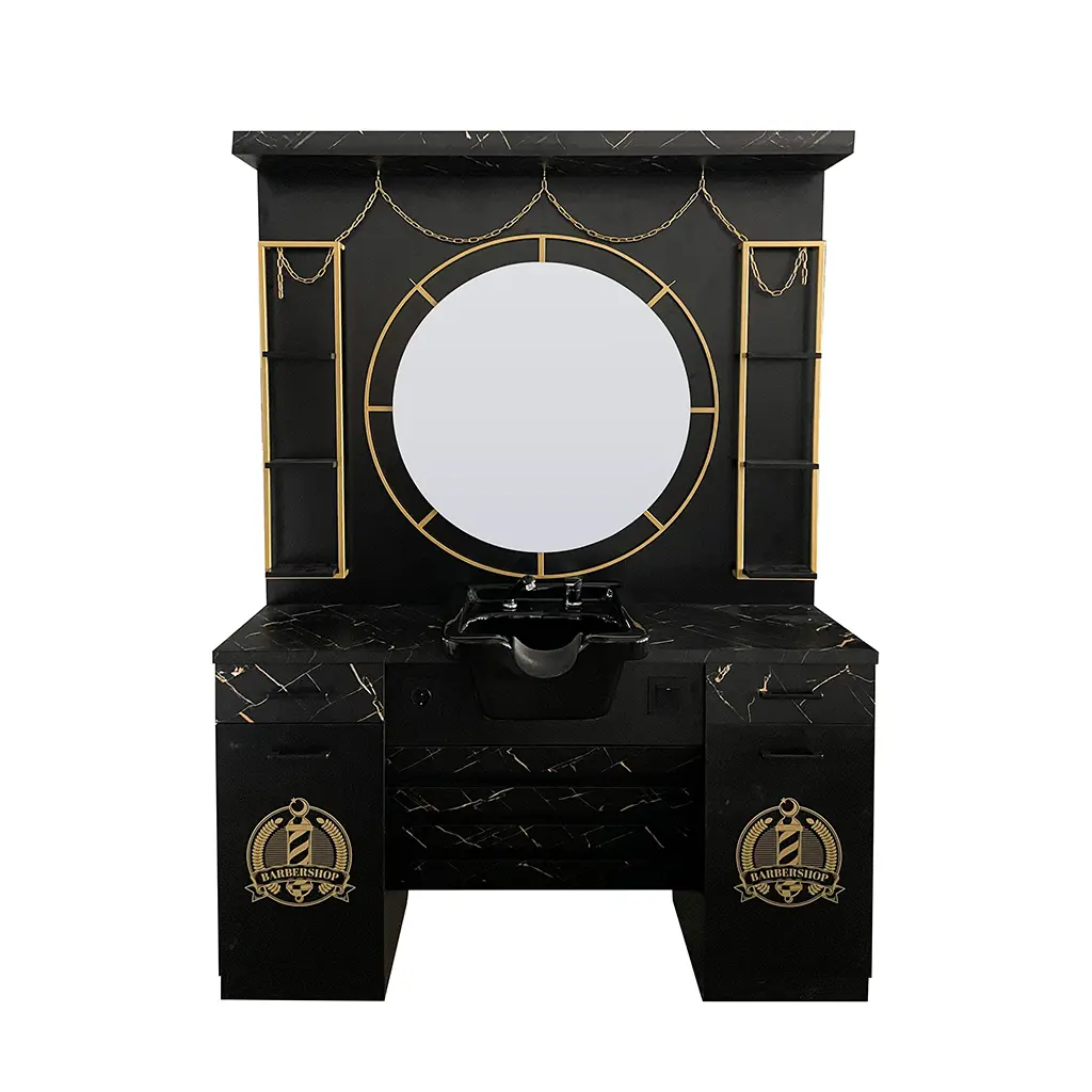 [MIRROR‑MS11B‑BLKGD] Mirror Station | MS-11-B | Black & Gold