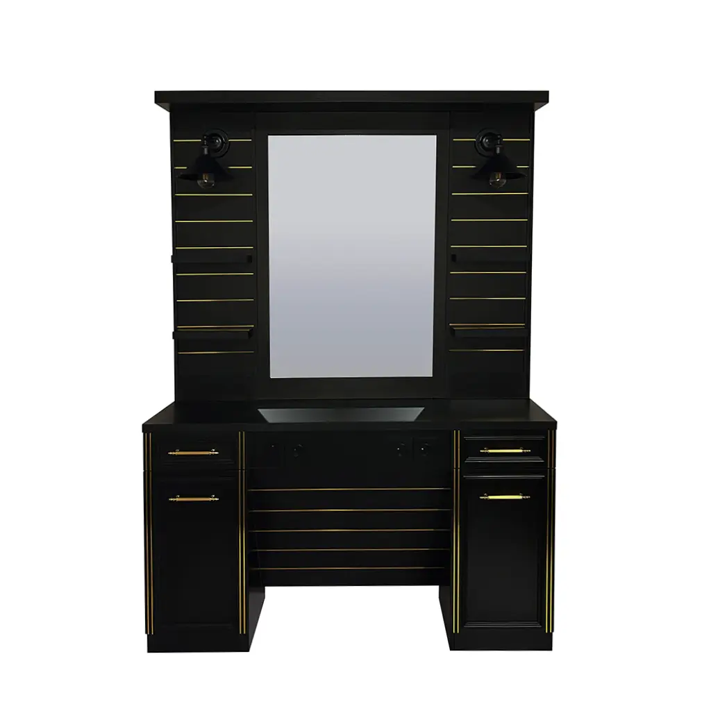 Mirror Station | MS-18 | Black & Gold