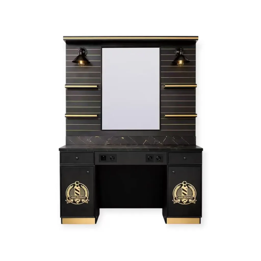 Mirror Station | MS-27 | Black & Gold