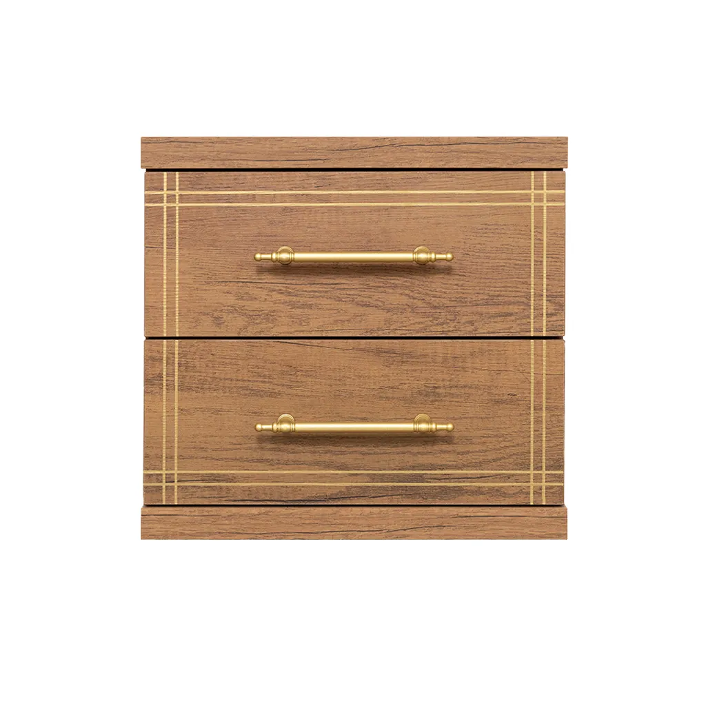 [ST-20-BAROK-2DR] Cabinet ST-20 Barok | 2-Drawer Storage Unit with Gold Accents