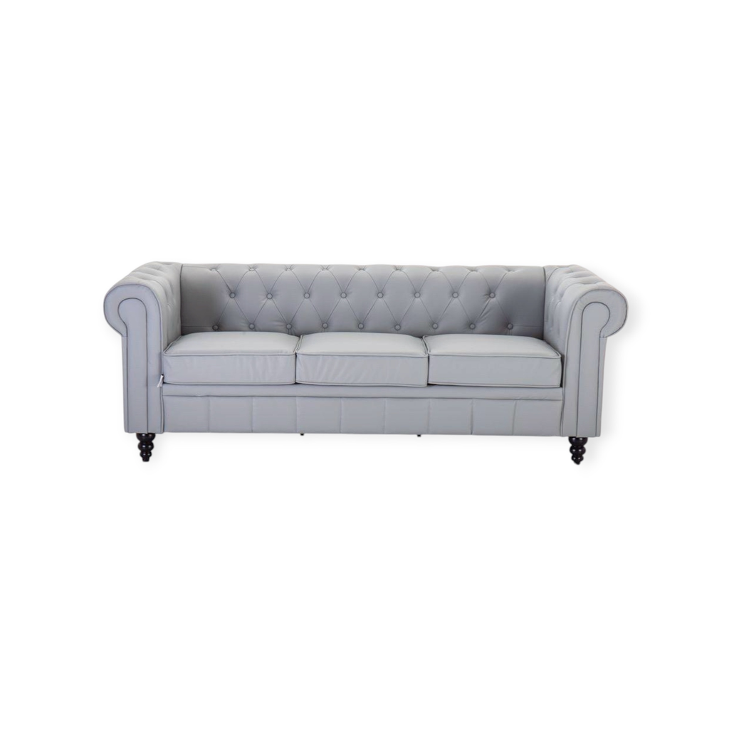 DITA Chesterfield Sofa 0379-3 | 249 Grey