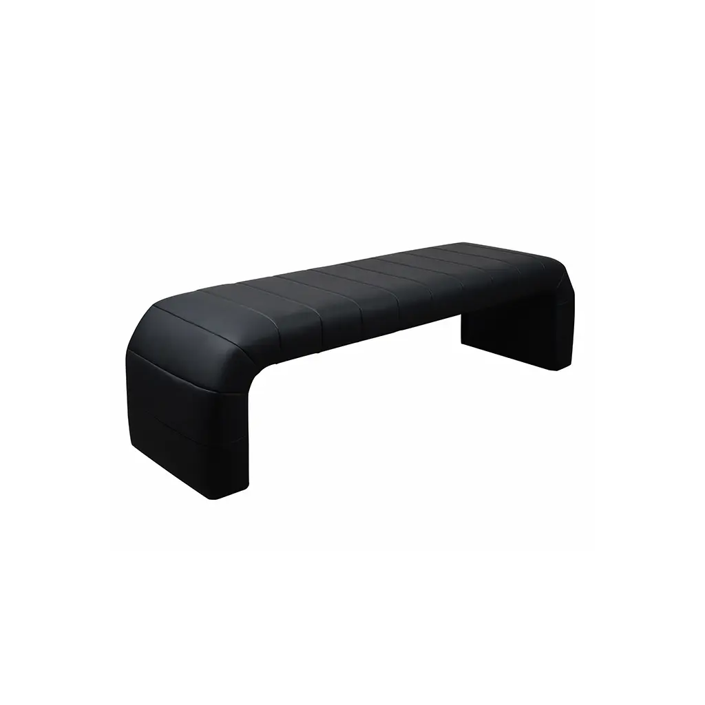 [Waiting Sofa | FR-99008 | Edinburgh | Black 004] Waiting Sofa | FR-99008 | Edinburgh | Black 004