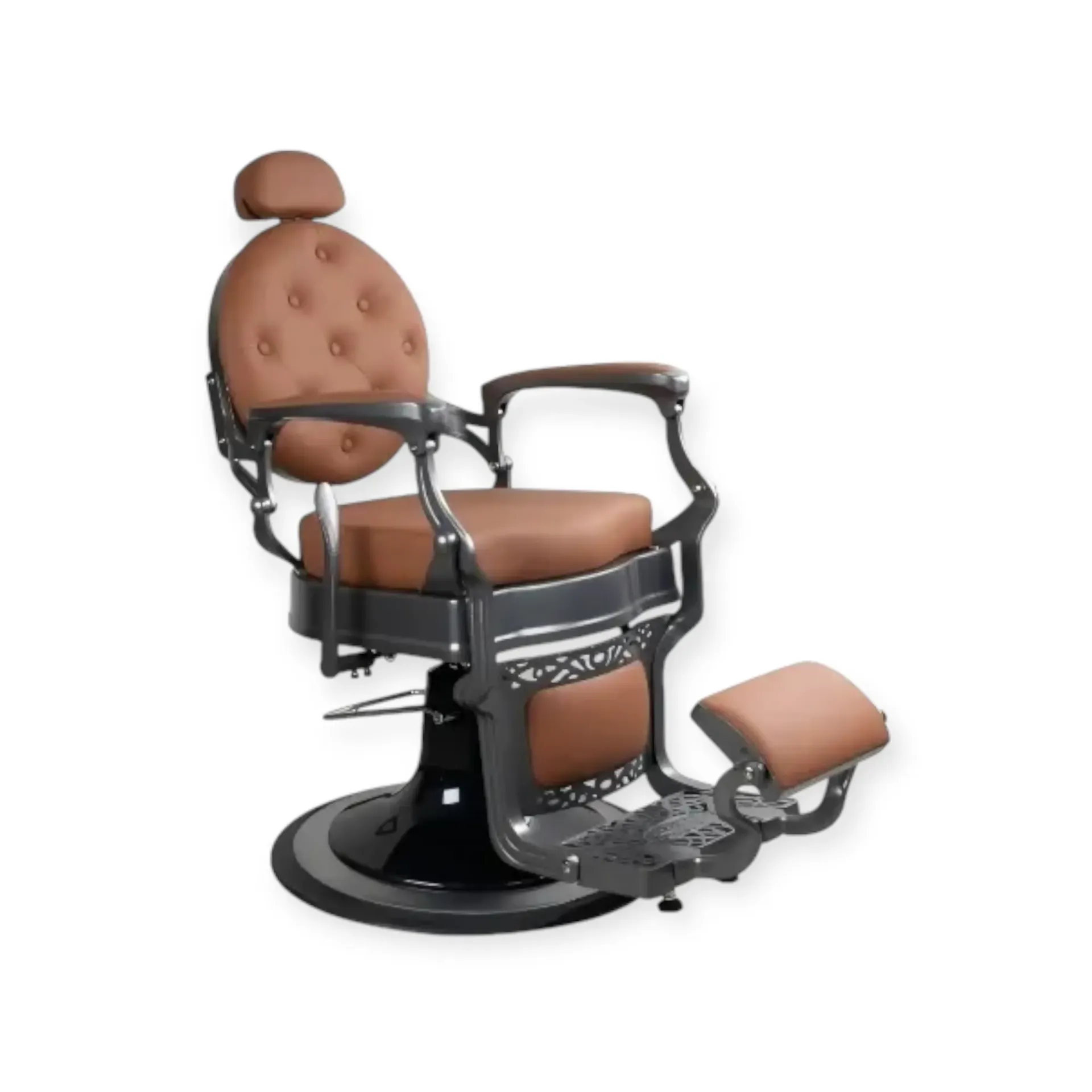 Barber Chair FR-58020-A3 | Grey Frame | Saint Paul Orange (031)