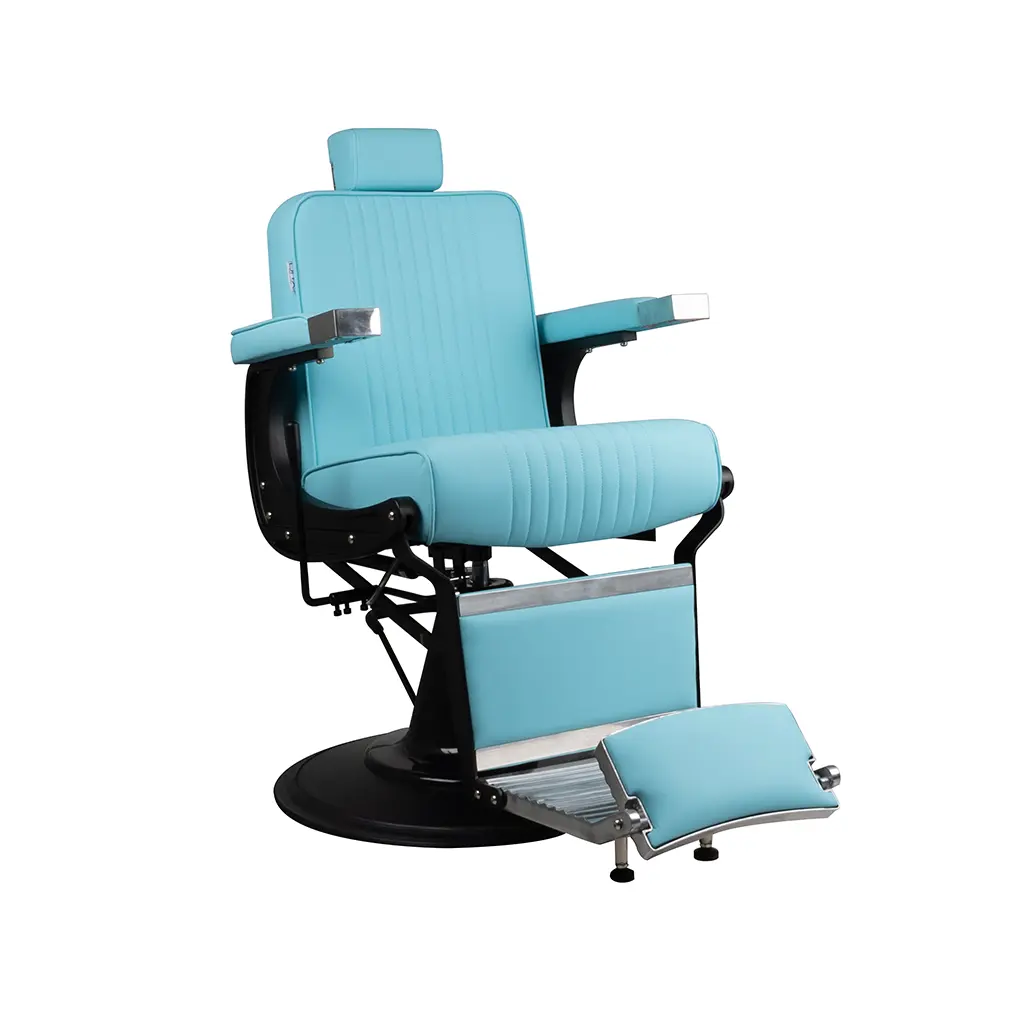 Barber Chair FR-58002-B3 | All Black | Costa Rica Blue (039)