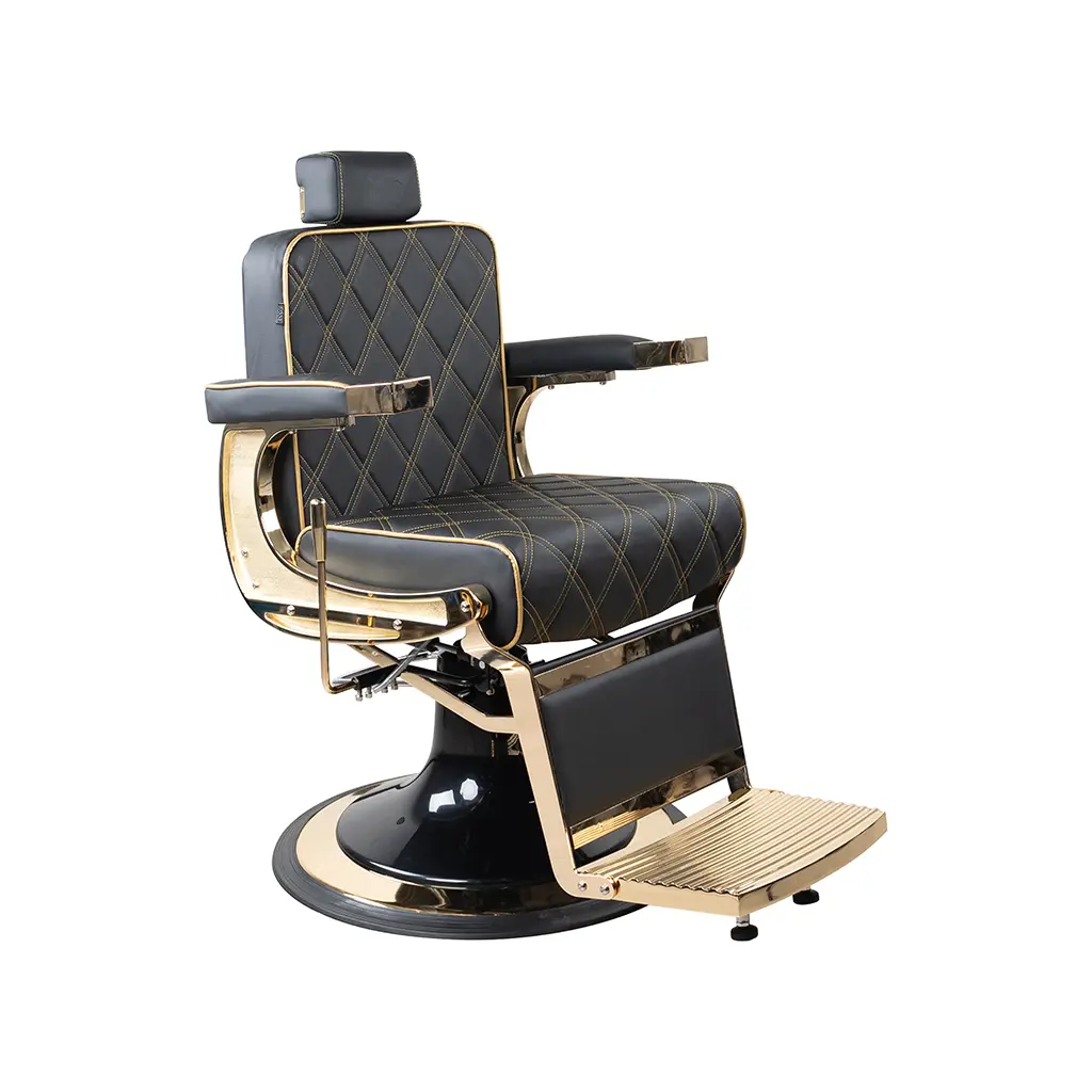 Barber Chair FR-58001G-HC | Panama Black (004)