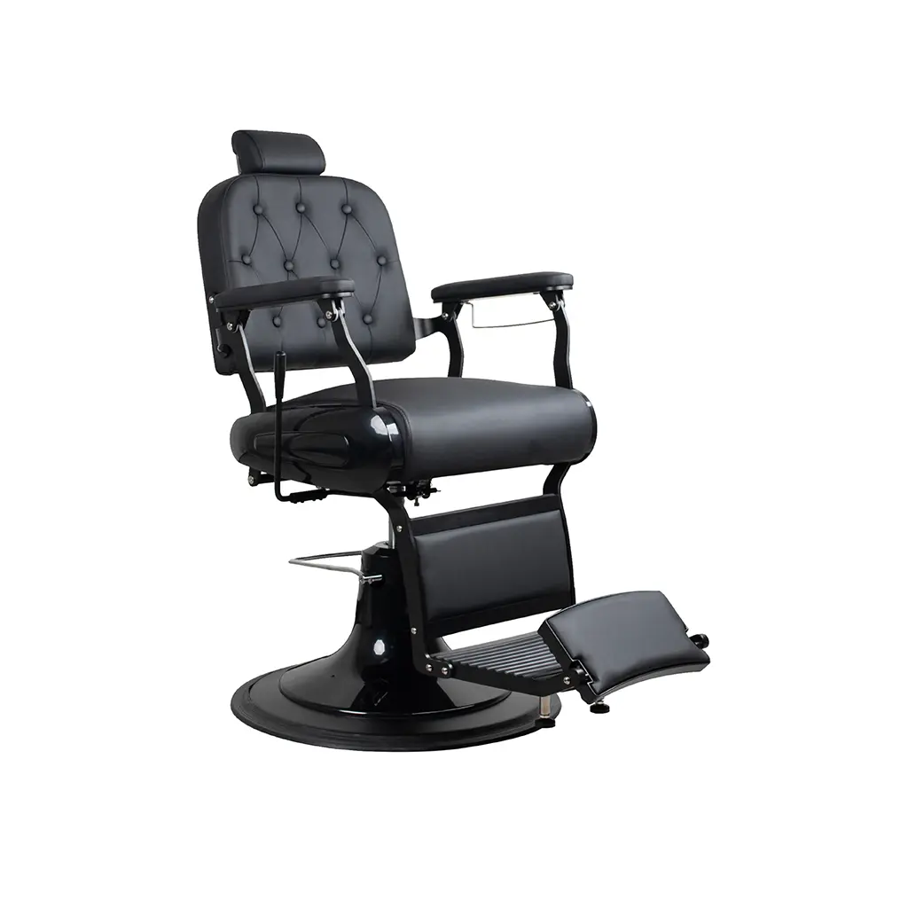 Barber Chair Black Matte FR-58012B-A3 | Argentina Black (004)