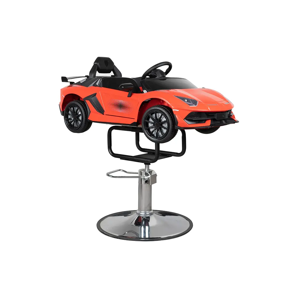 [Children Chair FR-33011-RD Madrid Red] Children Barber Chair FR-33011-RD Madrid Red | Kids Car Salon Chair