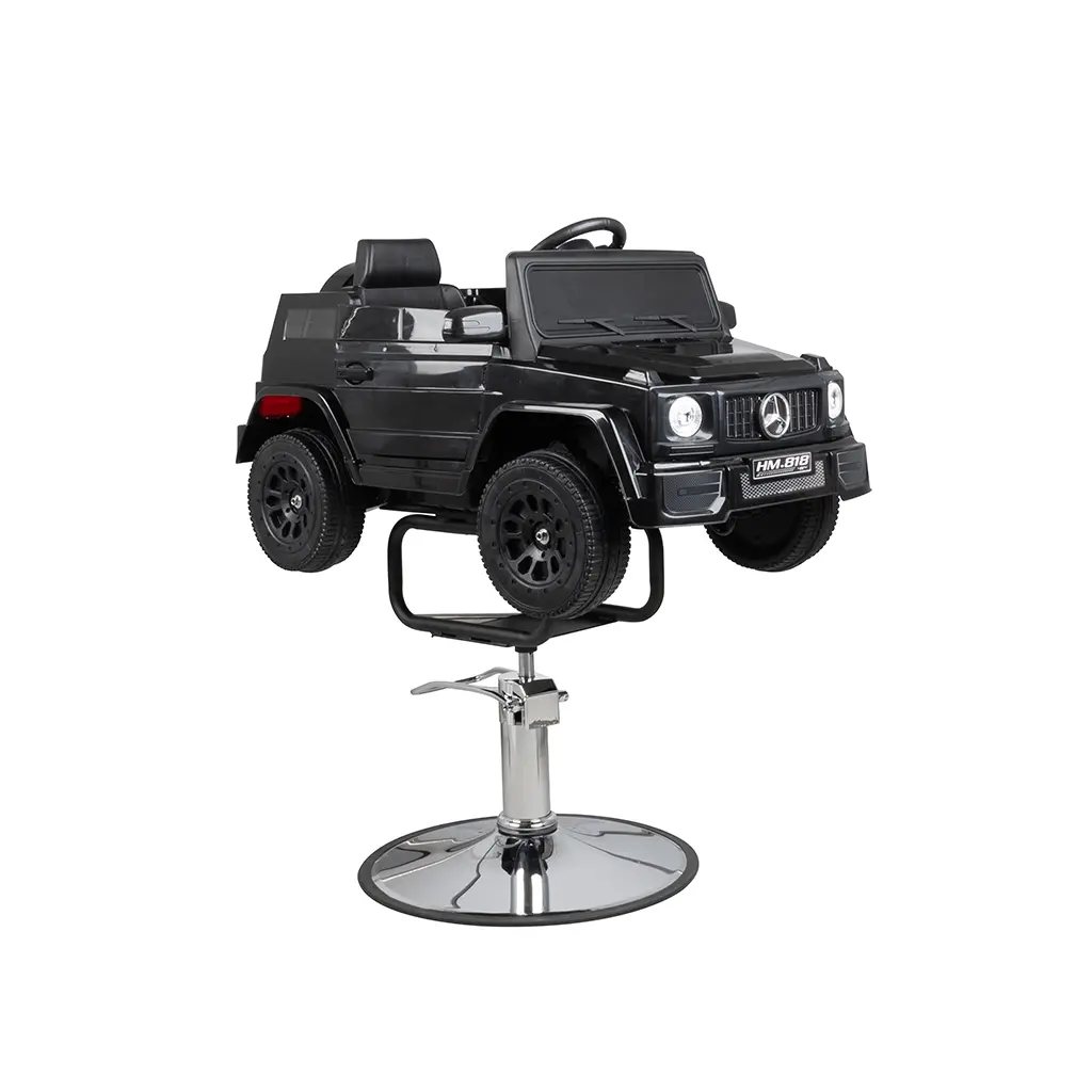 [Children Chair FR-33012 Black] Children Barber Chair FR-33012 Black | Kids SUV Salon Chair