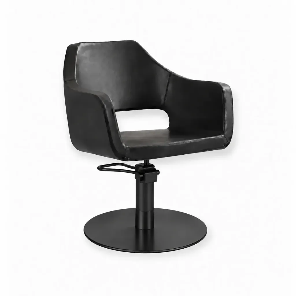 [Salon Chair FR-98003-C5 | Black (004)] Salon Chair FR-98003-C5 | CZ-012BK-C5 | Black (004)