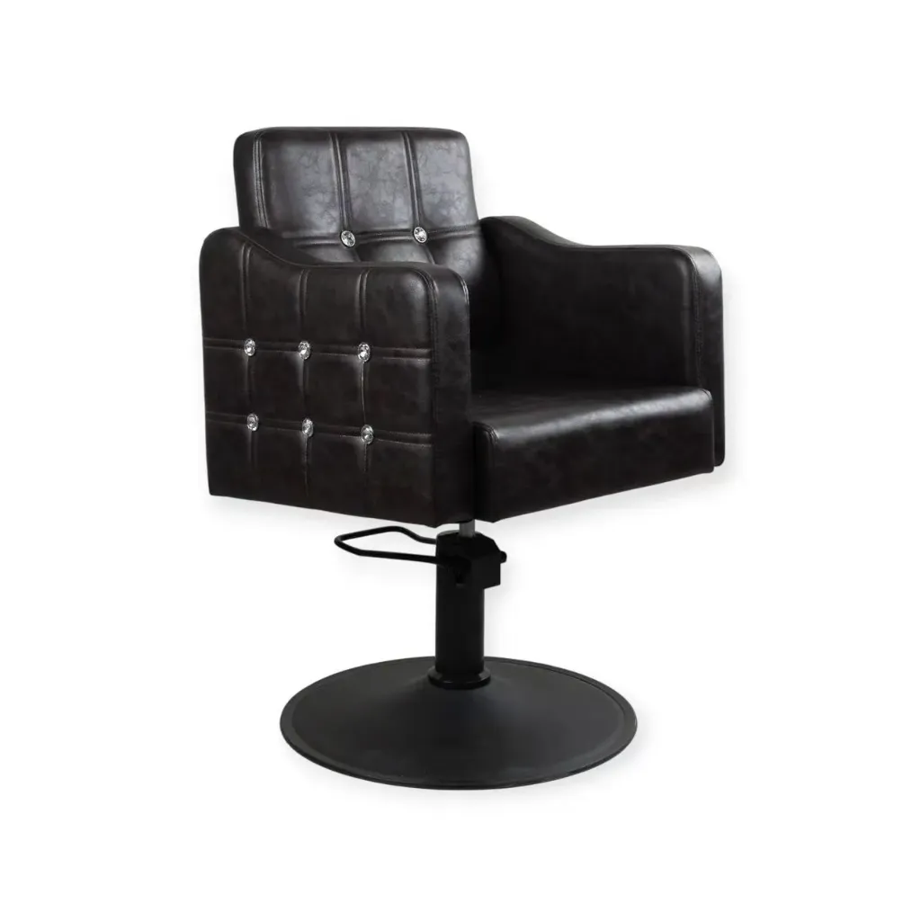Salon Chair FR-88052-C5 | Black Matte Frame | Black (004)