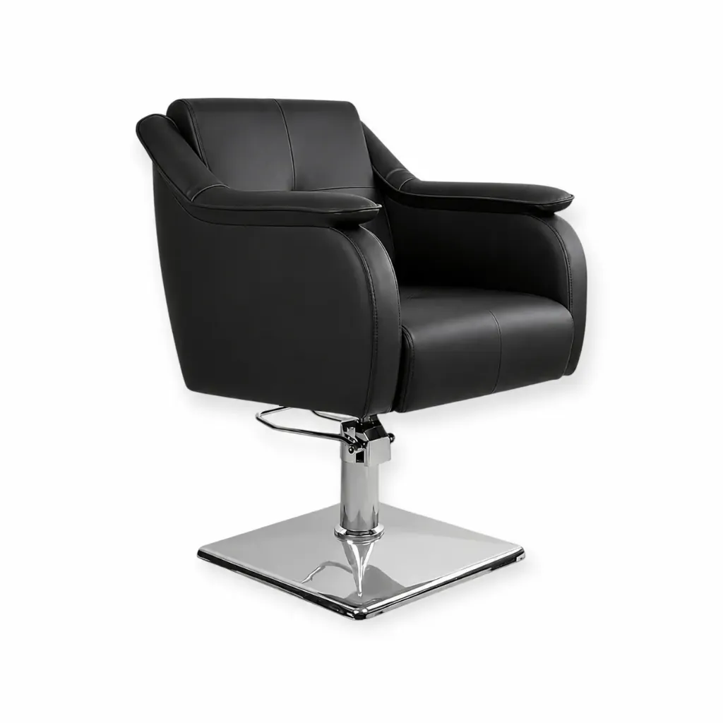 [SC-FR-88050-D1-Frankfurt-Black004] Salon Chair FR-88050-D1 | Frankfurt Black (004)