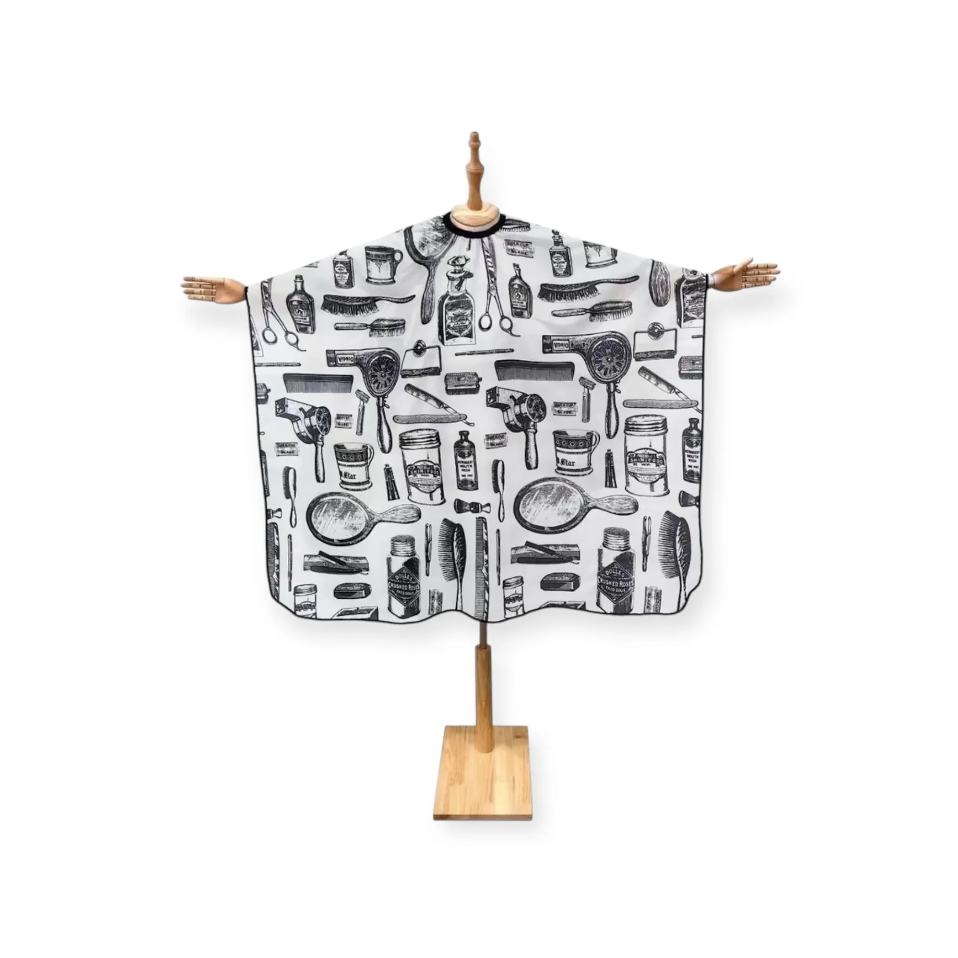 [800-1 / WS-218] DITA Barber Cape – Barber Print Cutting Cape