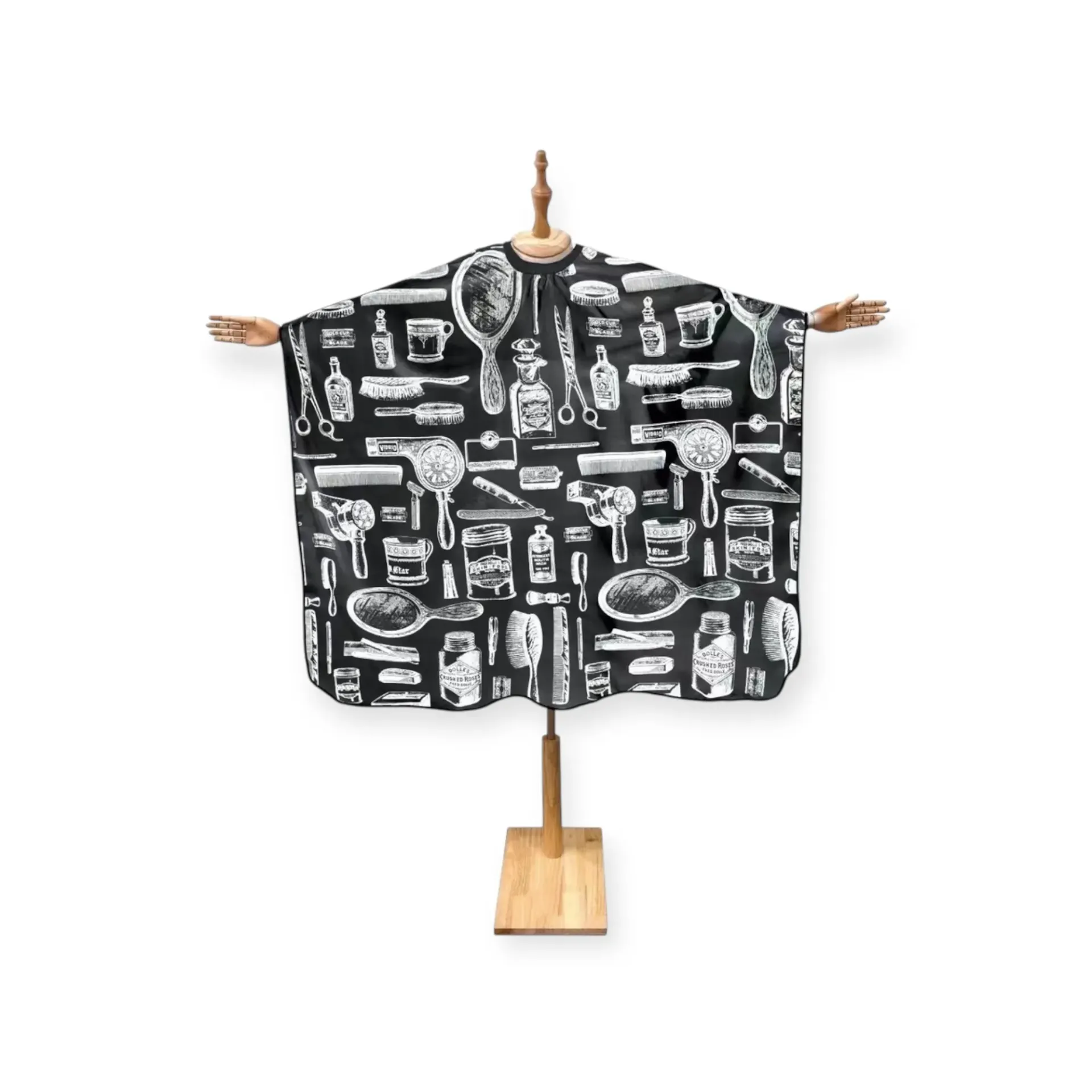 [800-5 / WS-465] DITA Barber Cape – Vintage Barber Tools Cutting Cape