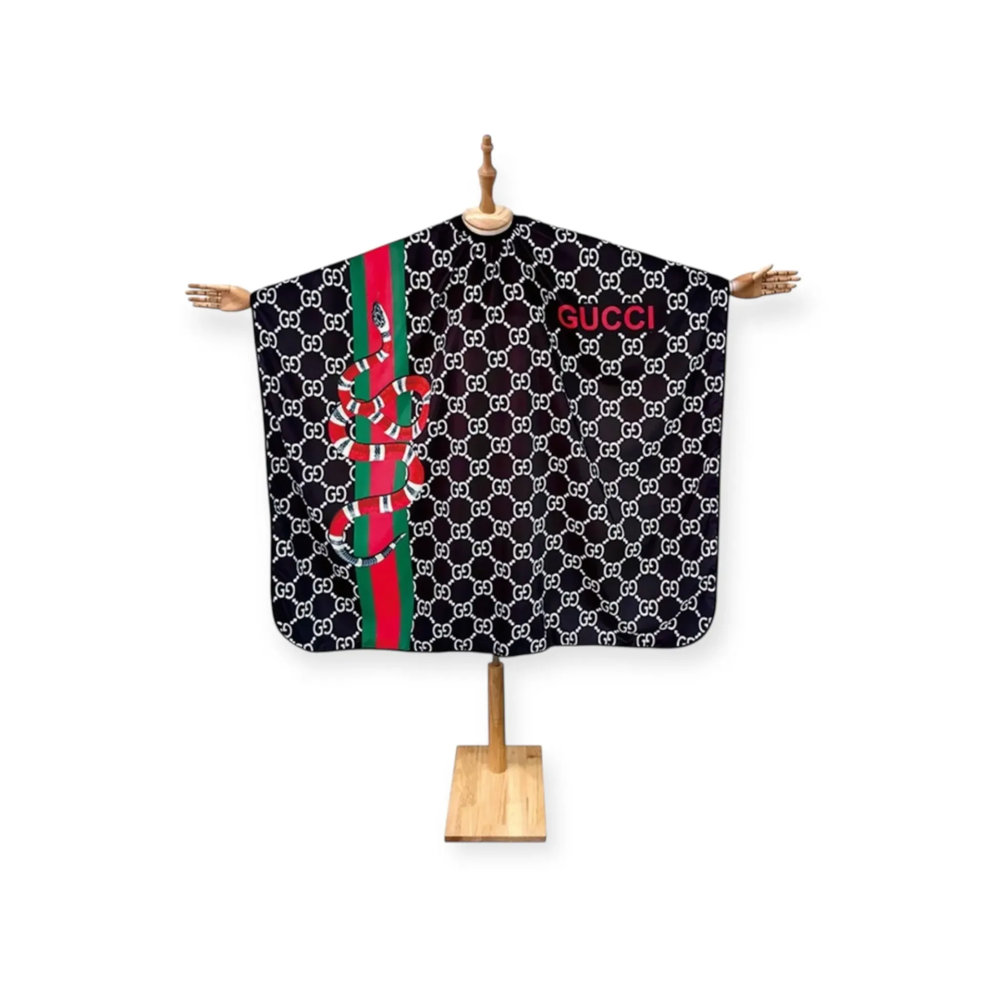 DITA Barber Cape – Stripe Snake Style Cutting Cape