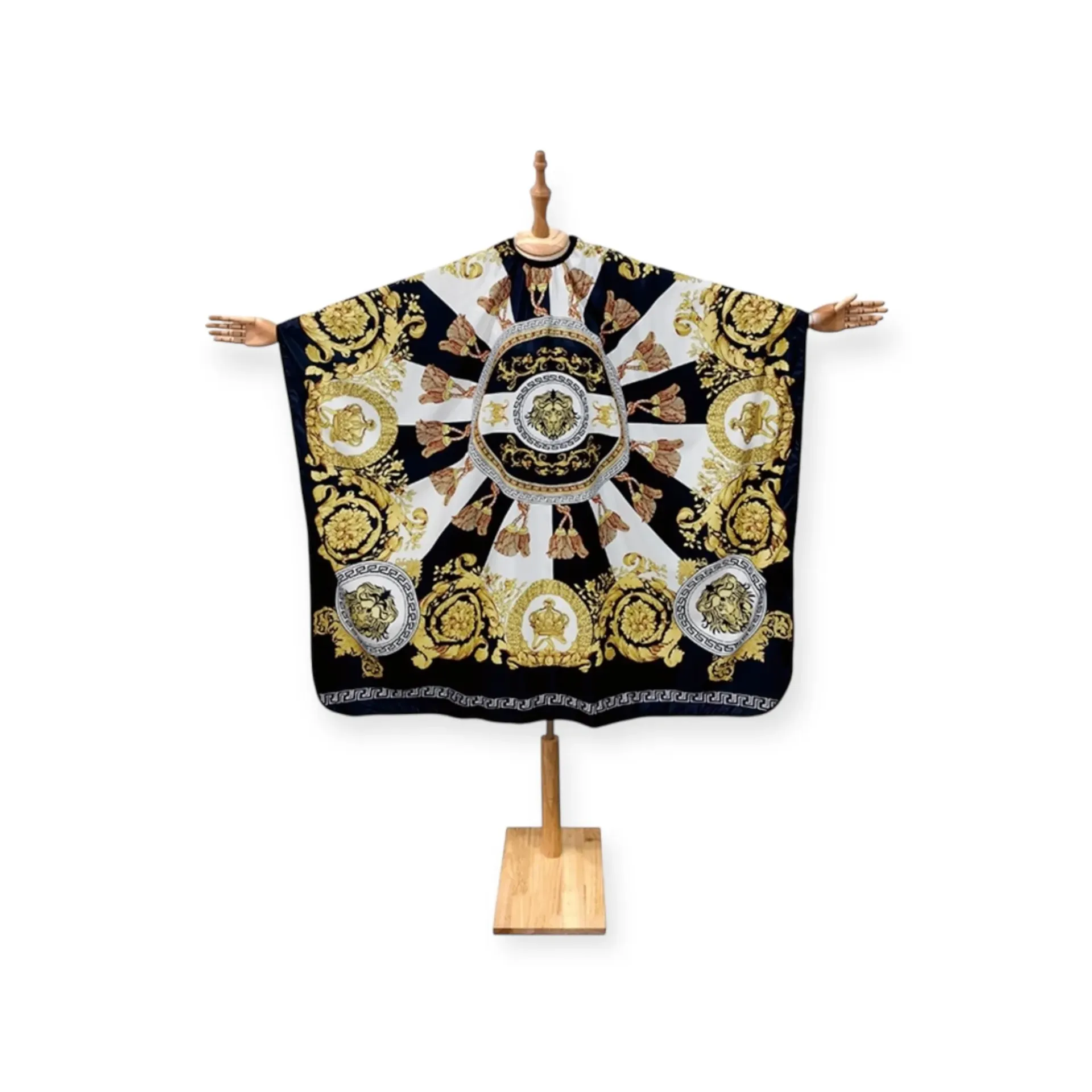 [800-8 / WS-045] DITA Barber Cape – Royal Baroque Cutting Cape
