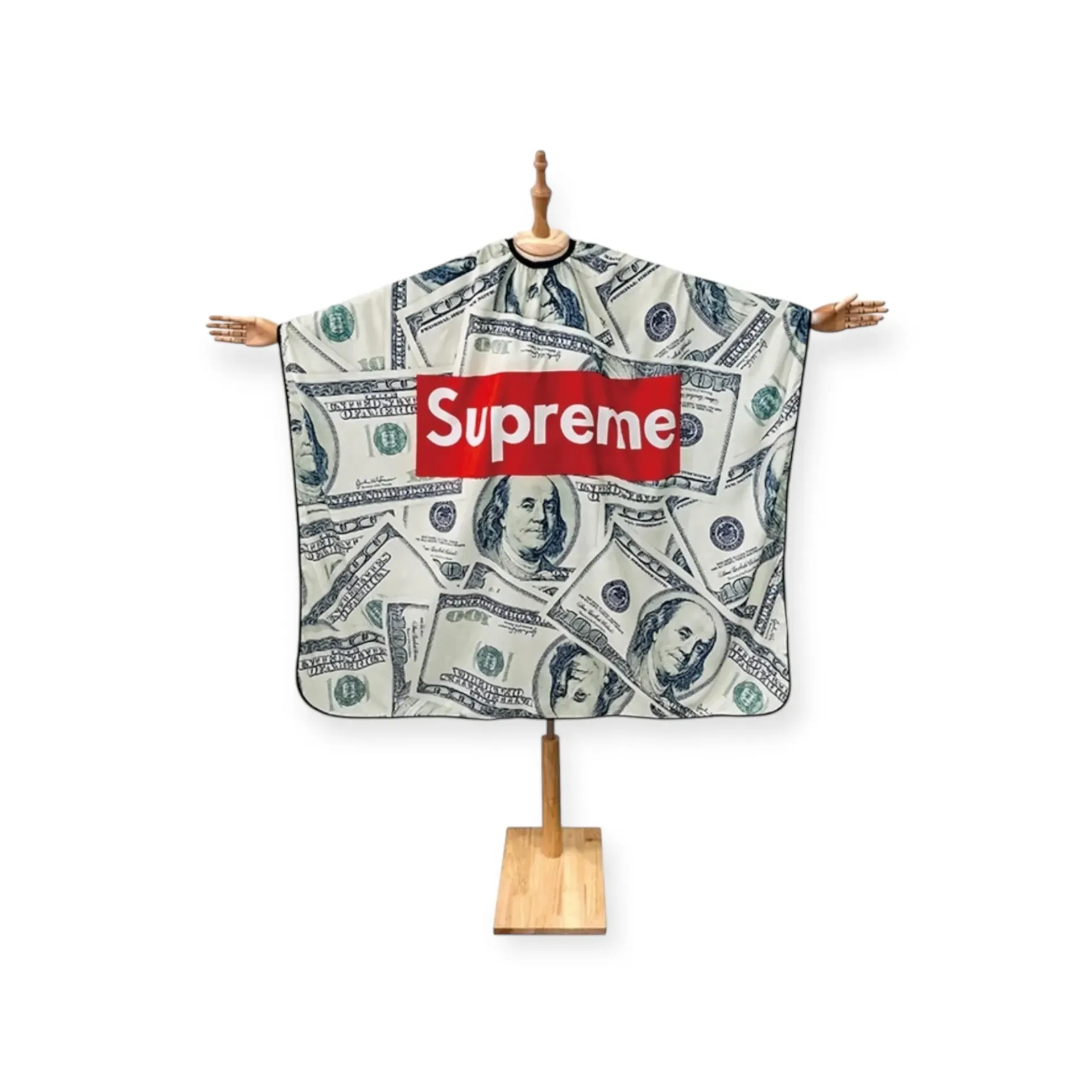 [800-10 / WS-050] DITA Barber Cape - Money Print Cutting Cape