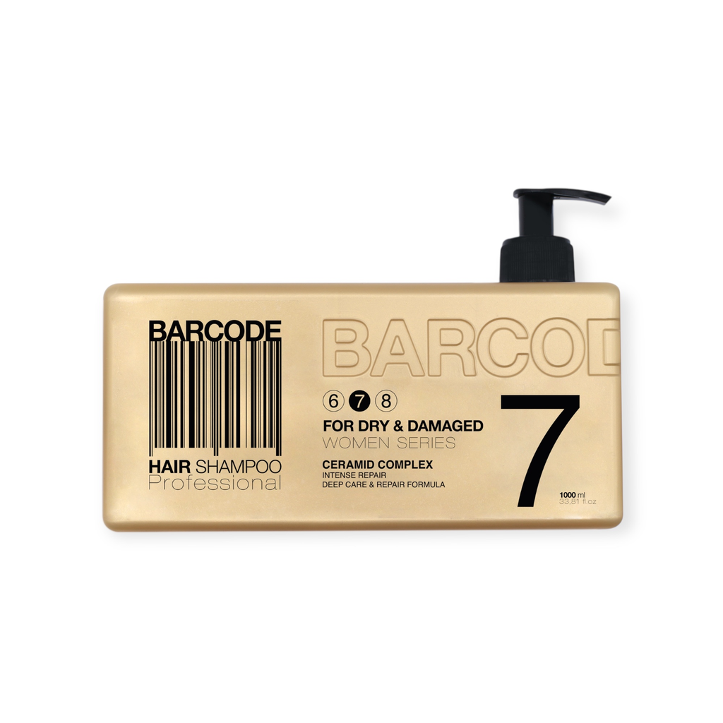 Barcode Hair Shampoo | Dry Damaged | 1000 ml