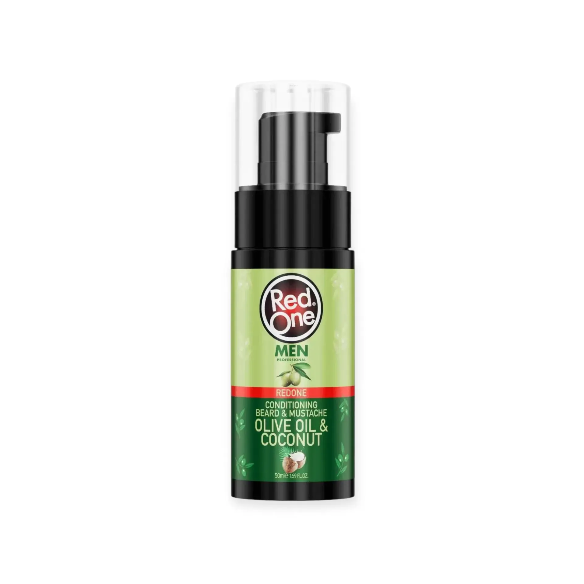 [REDONE‑BEARD‑OIL‑OLIVE‑COCONUT‑50] RedOne | Beard Oil | Olive & Coconut | 50ml