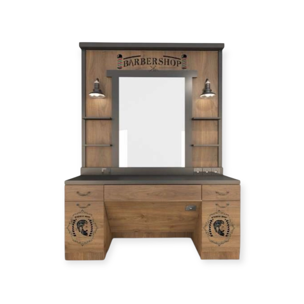 [MIRROR-RAHLE-LBTR] Mirror Station | Rahle Light Brown TR