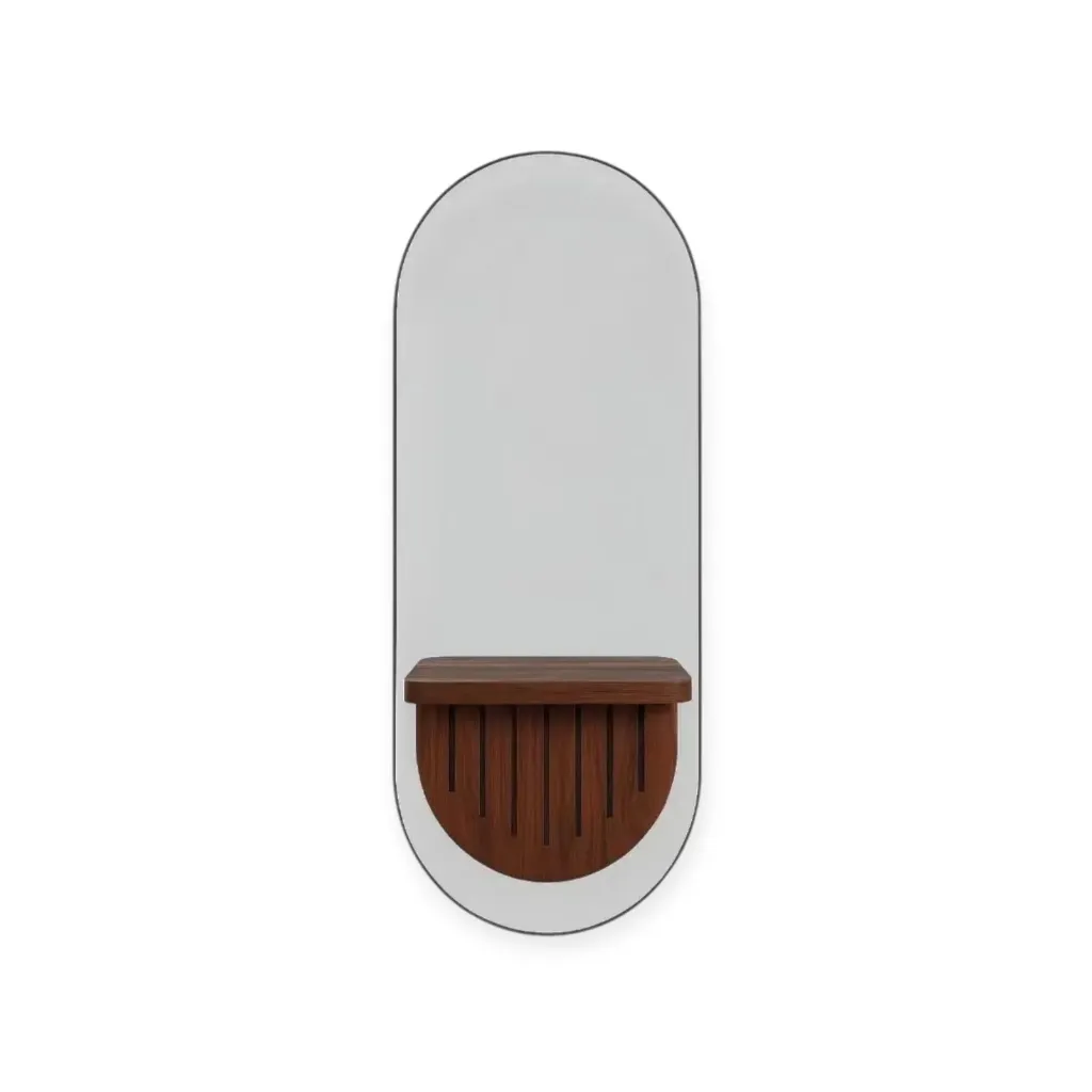 [MR-01 Barok TR] DITA Salon Mirror | MR-01 | Baroque | with Power Sockets & Dryer Holder