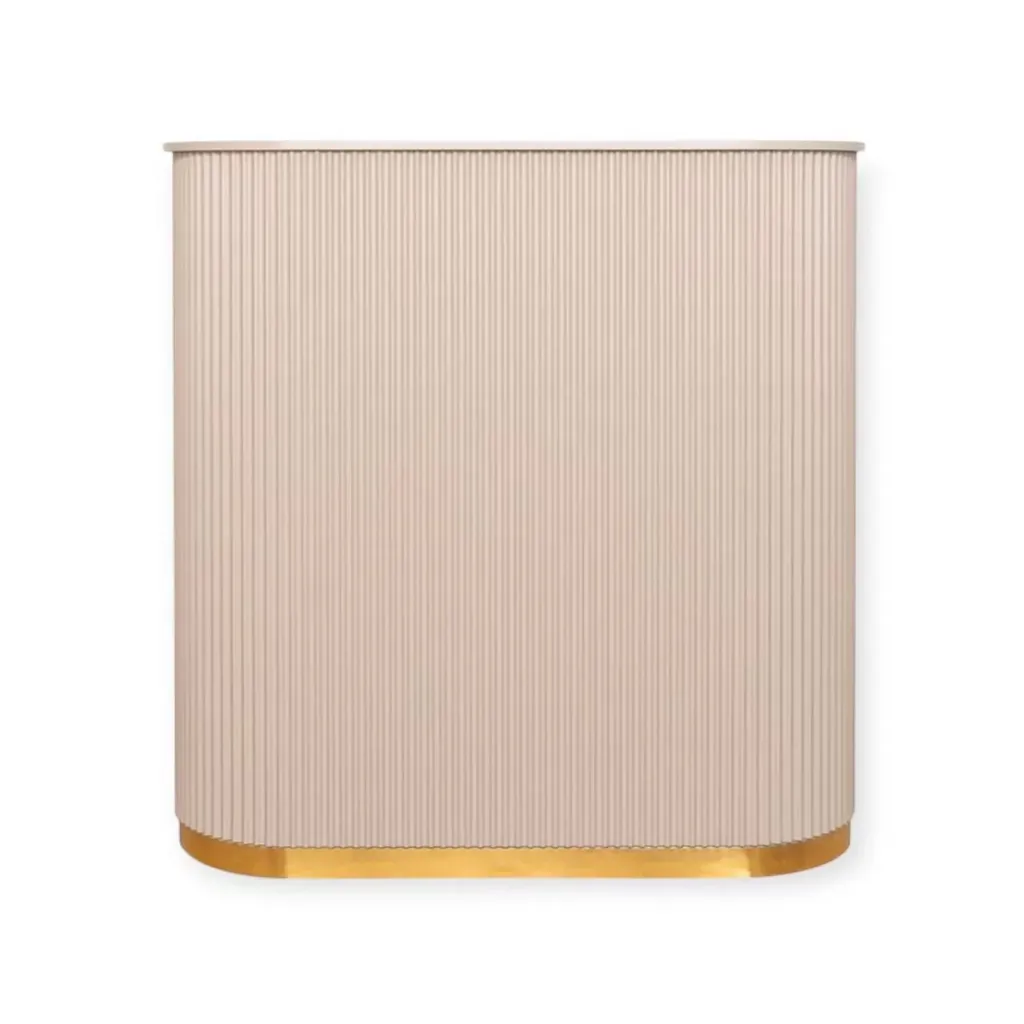 [RD-01-LT| Latte 120cm] Reception Desk | RD-01-LT | Latte 120cm