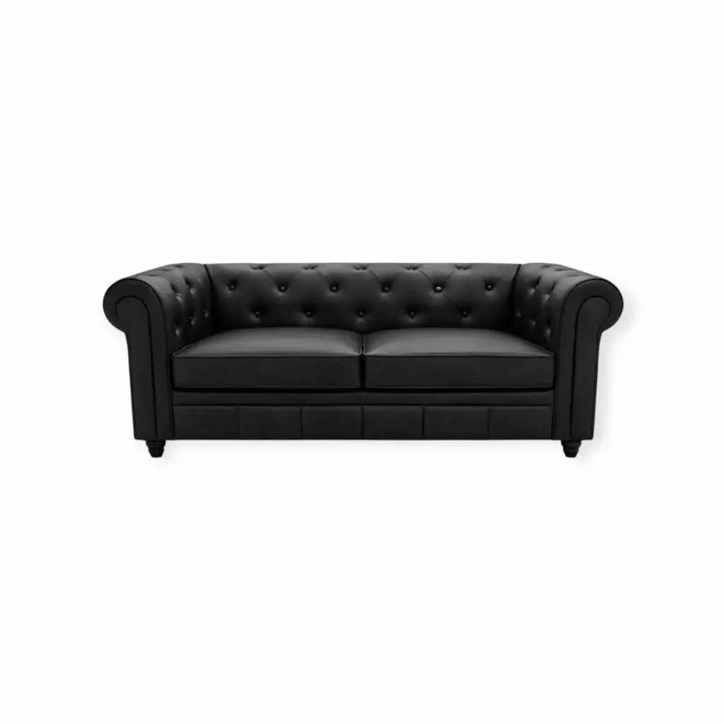 Chesterfield Sofa GDS0205CA-2 | EA007 Black
