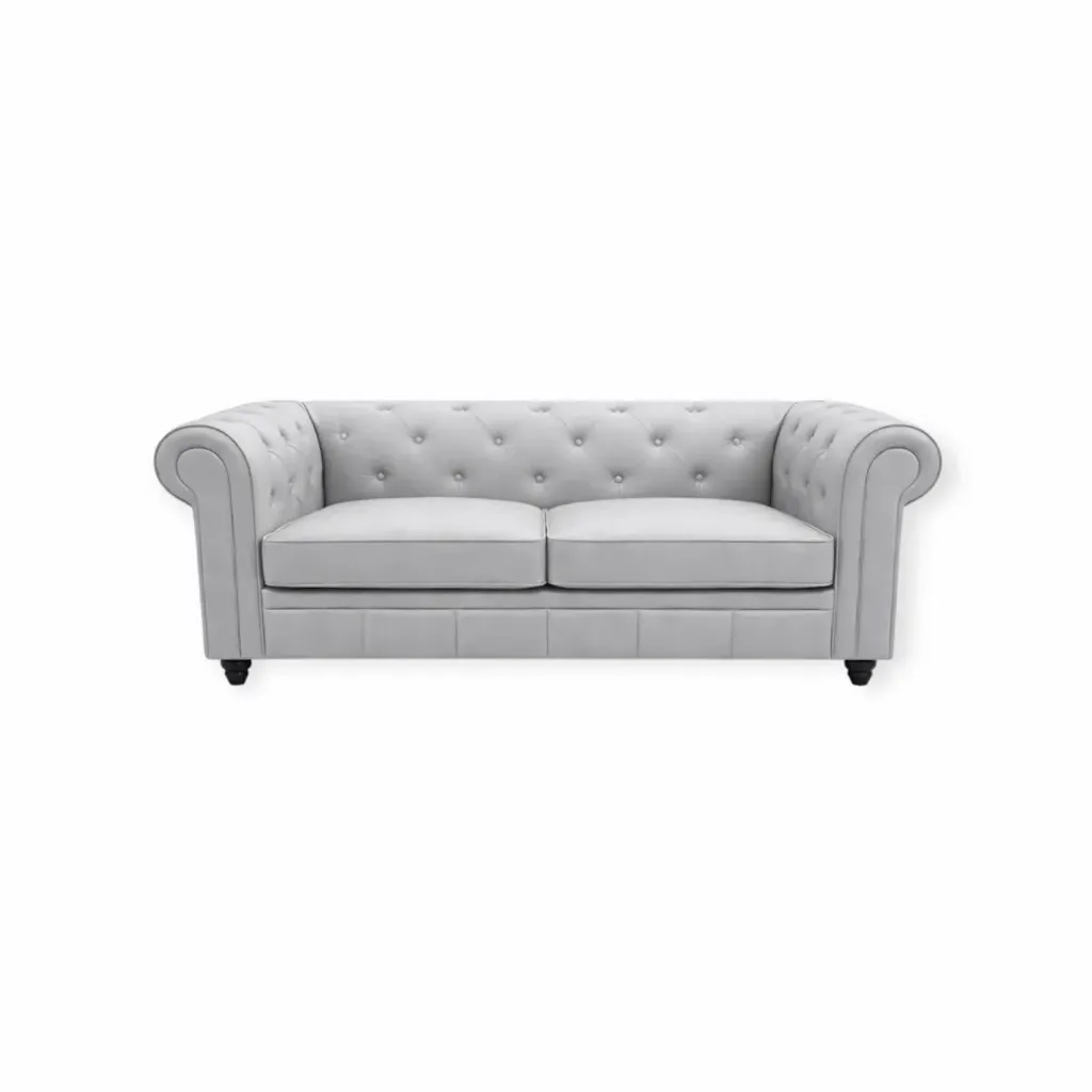 Chesterfield Sofa GDS0205CA-2 | RA002 Grey
