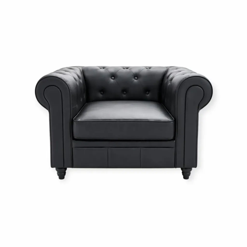 Chesterfield Sofa GDS0205CA-1 | EA007 Black