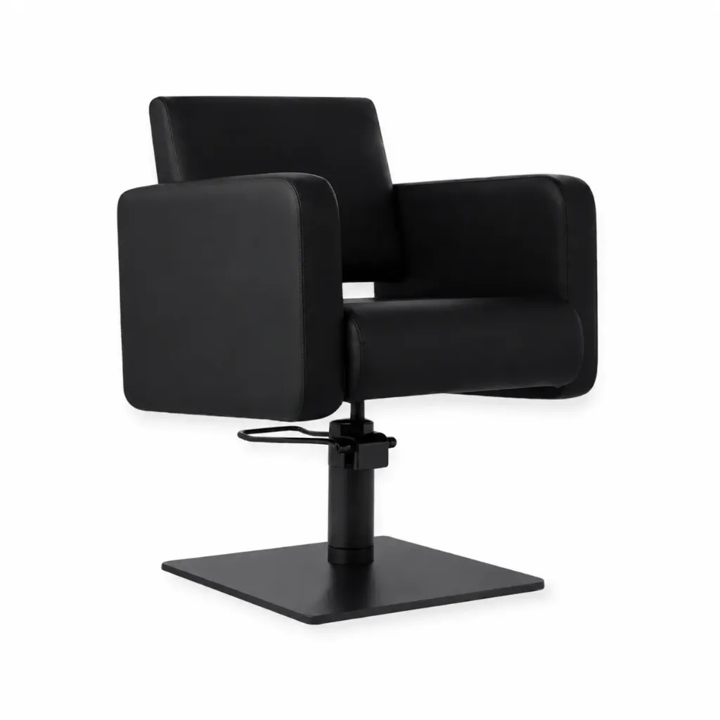 Salon Chair FR-88006-D1 | Black Frame | Darwin Black (004)