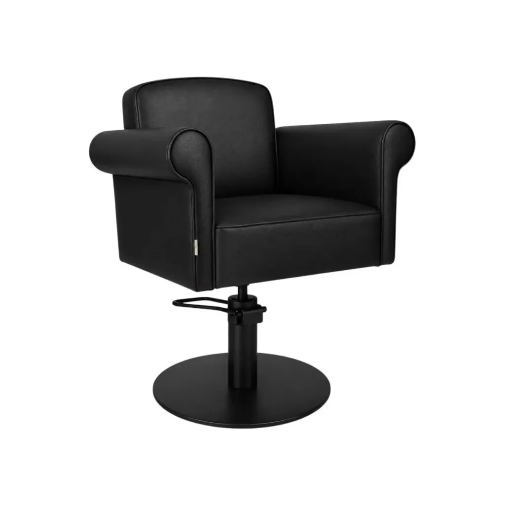 Salon Chair CZ-002BK-C5 | Black Frame | Black (004)