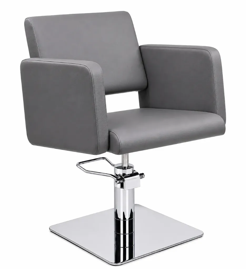 Salon Chair CZ-009EY-C1 | Silver Frame | Grey (014)