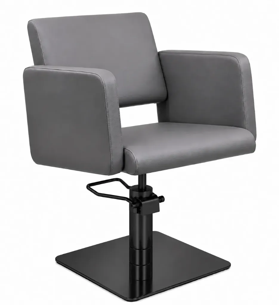Salon Chair CZ-009EY-C5 | Black  Frame | Grey (014)