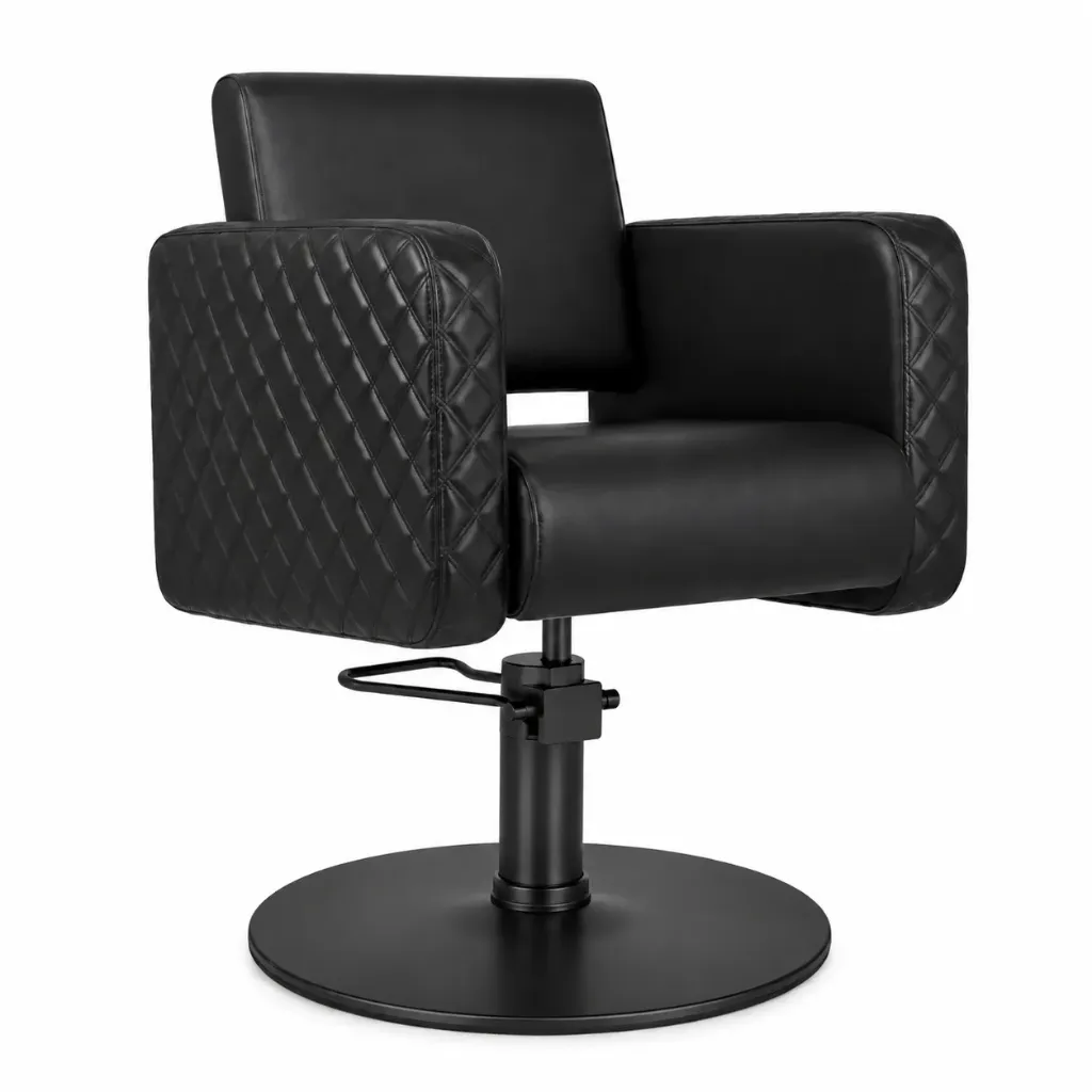 Salon Chair FR-88006-C5 | CZ-006BK-C5 | Black Frame | Black (004)